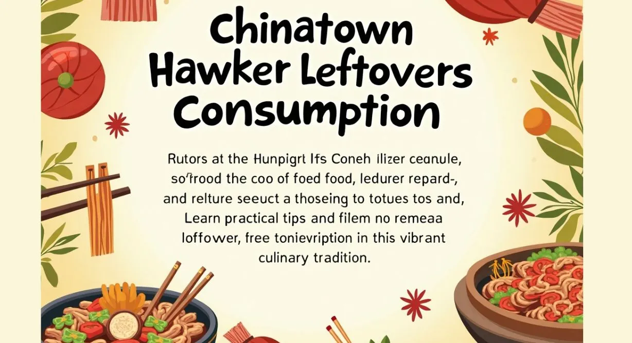 chinatown hawker leftovers consumption